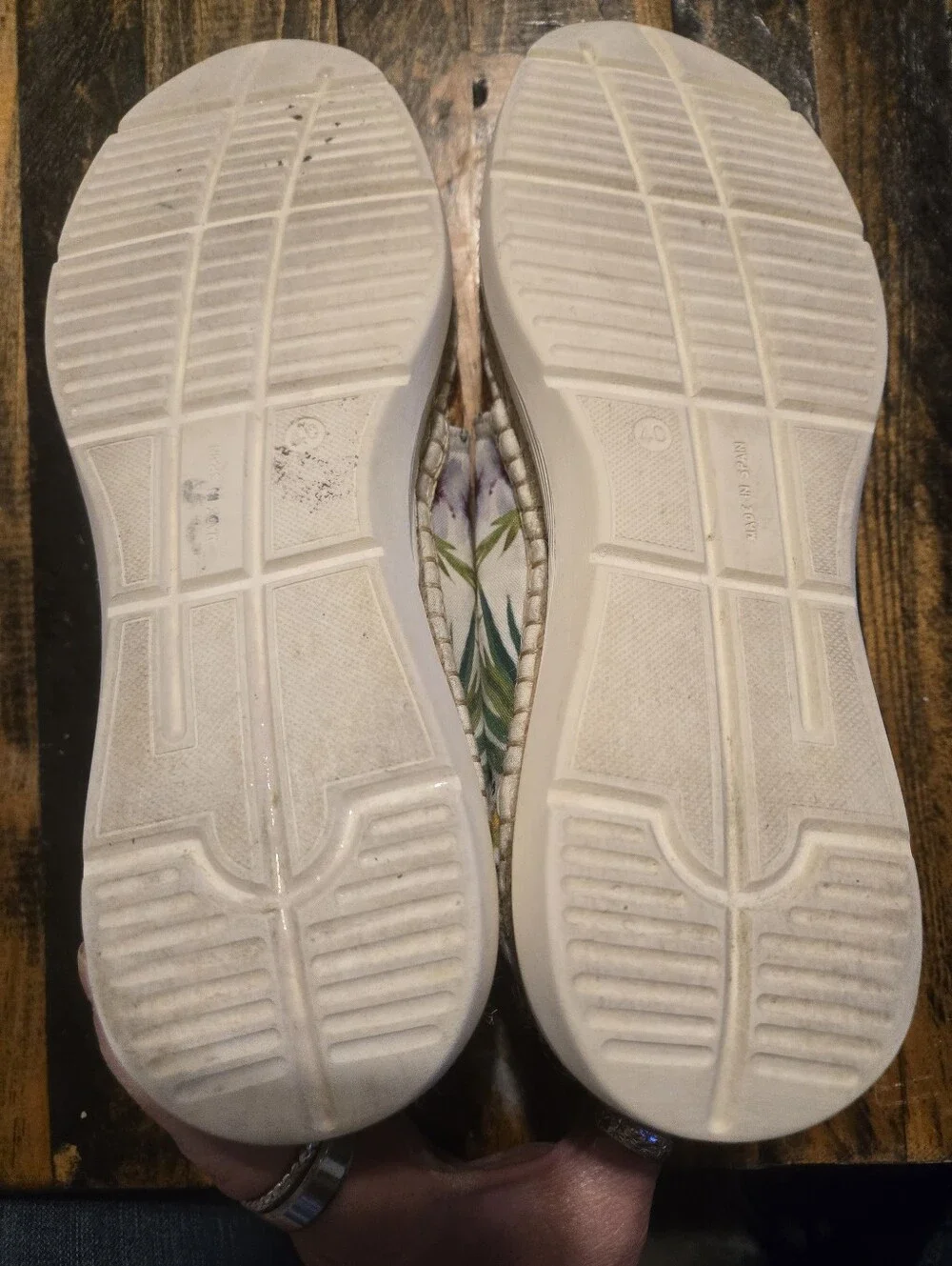 Free People Jackson Espadrille Floral Pineapple Canvas Lace-Up Sneakers